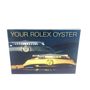 Authentic Rolex Oyster Date Vintage 1988 Swiss Watch Booklet Manual
